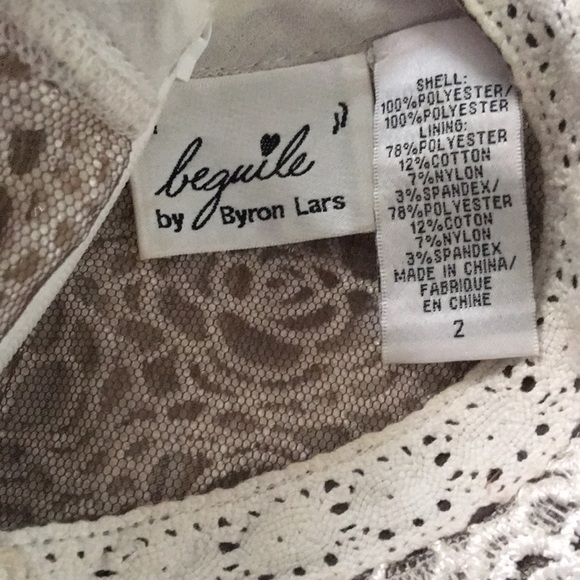 Anthropology Byron Lars Lace Study dress, size 2 - Picture 6 of 8